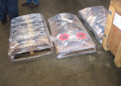 Pallets of Wrapped Gaskets