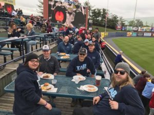 TAB Industries at baseball game